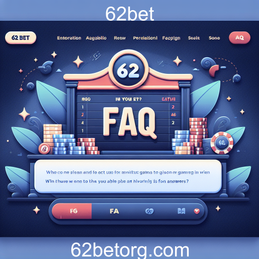 Domine o Jogo com o FAQ da 62bet